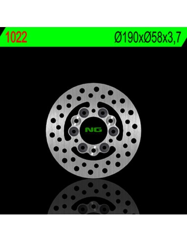 NG BRAKES Round Fixed Brake Disc