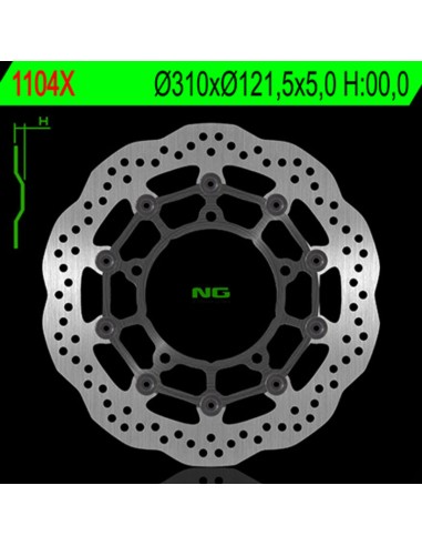 NG BRAKES Wave Floating Brake Disc