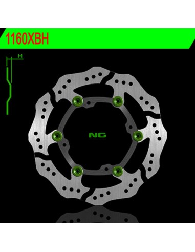 NG BRAKES Wave Floating Brake Disc