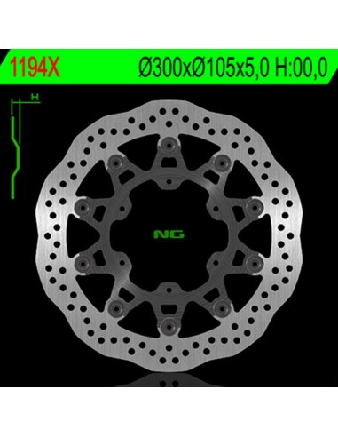 NG BRAKES Wave Floating Brake Disc