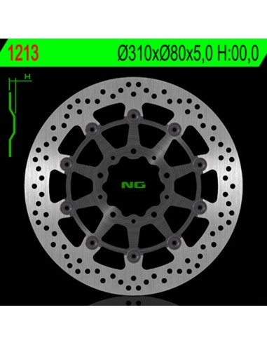 NG BRAKES Round Floating Brake Disc