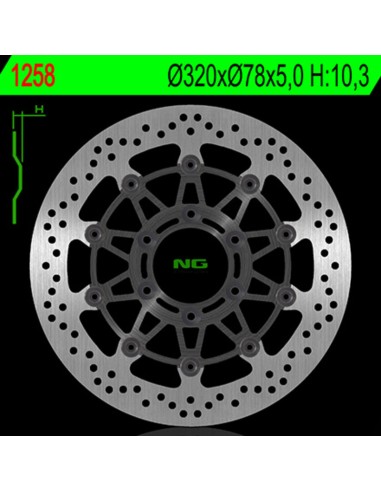 NG BRAKES Round Floating Brake Disc