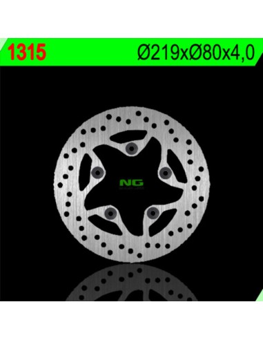 NG BRAKES Round Fixed Brake Disc