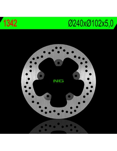 NG BRAKES Fix Brake Disc - 1342