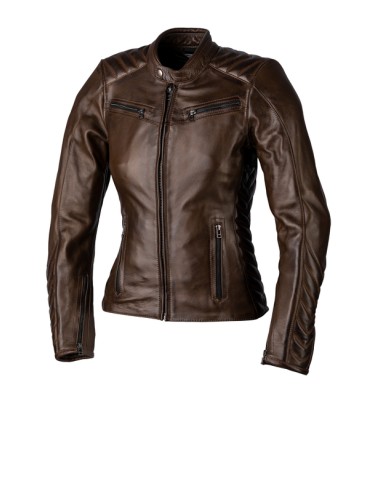 RST Ladies Roadster 3 CE Leather Jacket - Brown Size S