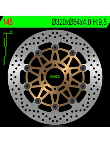 NG BRAKES Round Floating Brake Disc