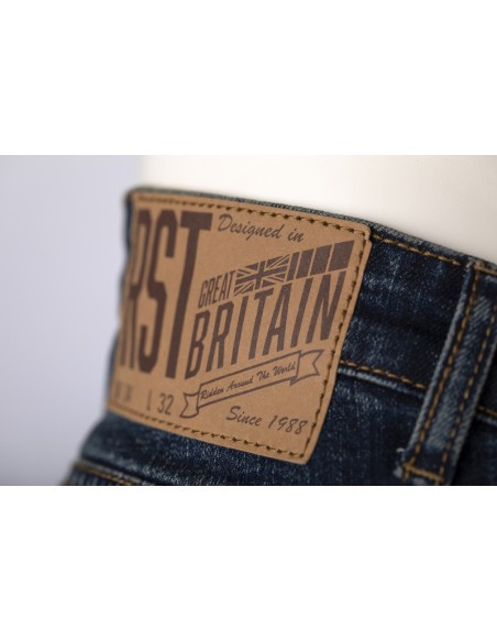 RST x Kevlar® Straight Leg 2 CE Reinforced Ladies Textile Pants - Midnight Blue Denim Size L