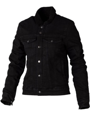 RST Sherpa Denim CE Textile Jacket - Black Size L