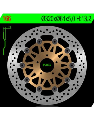 NG BRAKES Round Floating Brake Disc