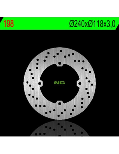 NG BRAKES Fix Brake Disc - 198