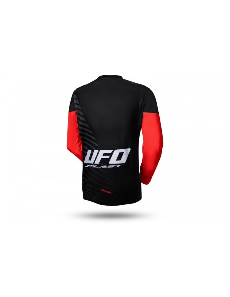 UFO Motocross Kimura Jersey Black/Red Size 2XL
