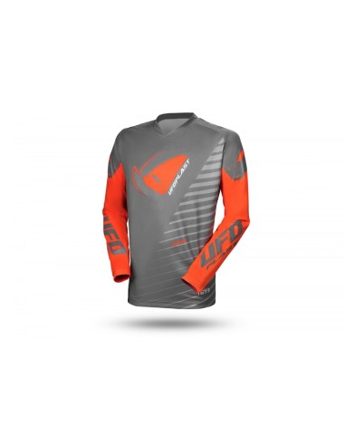 UFO Motocross Kimura Jersey Grey/Orange Size M