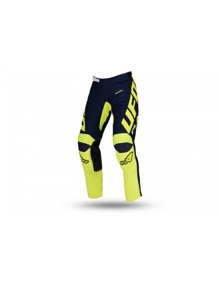 UFO Motocross Kimura Pants Blue/Neon Yellow Size 52