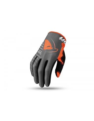 UFO Motocross Skill Kimura Gloves Grey/Orange Size S