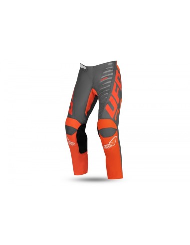 Pantaloni UFO Motocross Kimura pentru copii Gri/Portocaliu Mărimea 40 Gri & Portocaliu