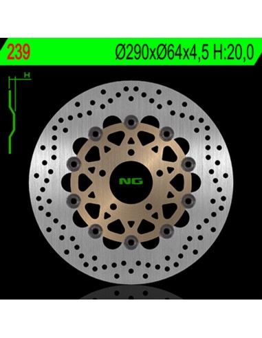 NG BRAKES Round Floating Brake Disc