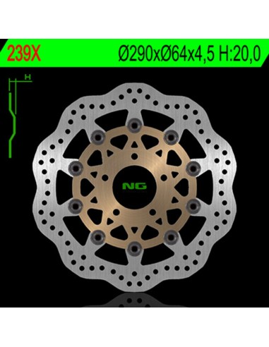 NG BRAKES Petal Floating - 239X