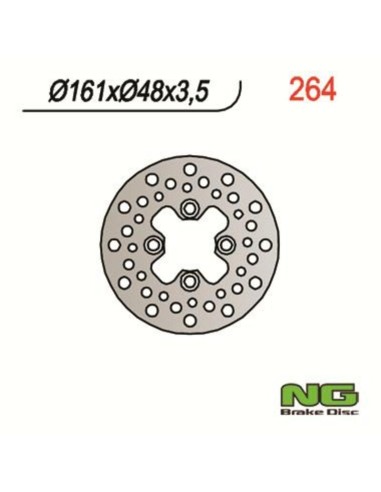 NG BRAKES Round Fixed Brake Disc