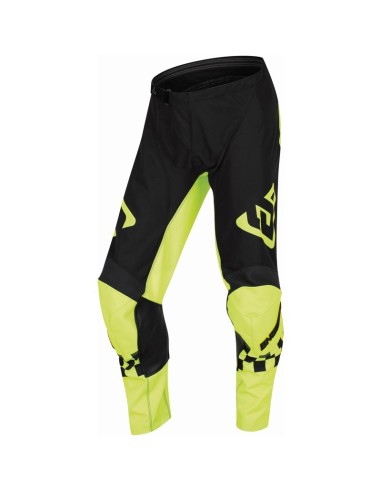 ANSWER A22 Arkon Octane Pants Hyper Acid/Black Size 34 Black & Neon Yellow