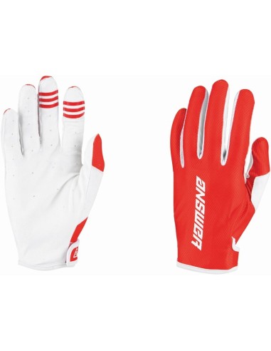 ANSWER A22 Ascent Youth Gloves - red