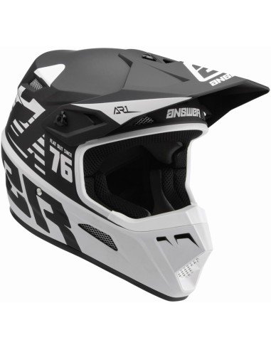 ANSWER AR1 Bold Junior Helmet Black/White Size M Multi