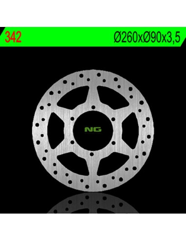 NG BRAKES Fix Brake Disc - 342