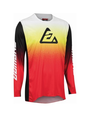 ANSWER A22 Elite Proline Ombre Jersey Roșu/Hyper Acid Mărimea L Galben Neon și Roșu