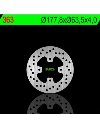 NG BRAKES Fix Brake Disc - 363
