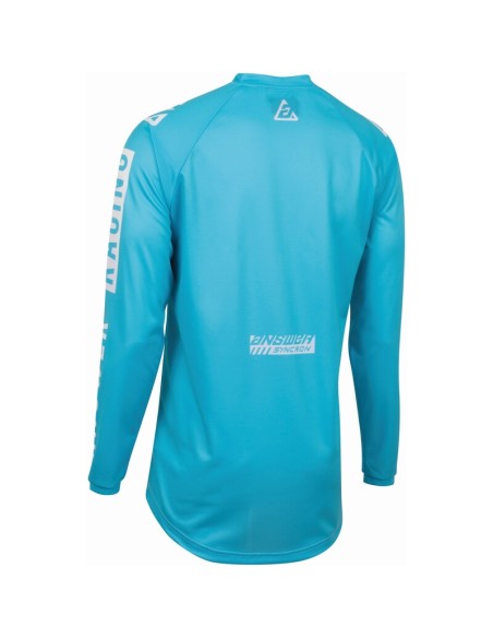 ANSWER A22 Syncron Merge Tricou pentru copii Turcoaz/Alb Mărimea L Albastru și Alb