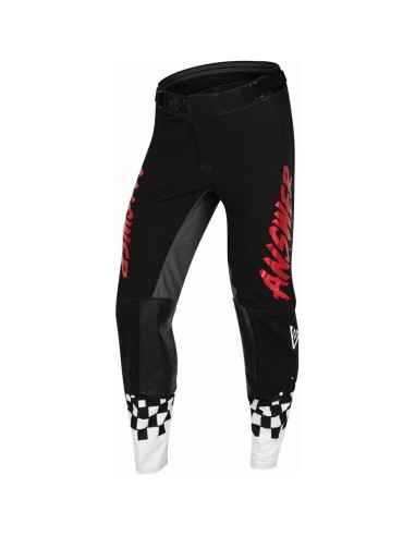 ANSWER A22 Elite Redzone Pants Black/Red Size 28