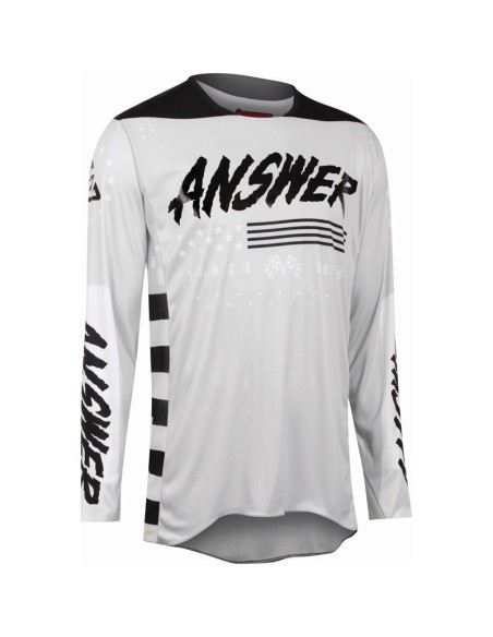 ANSWER A22 Elite Redzone Jersey Grey/Black Size 2XL