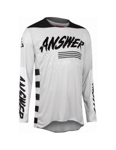 ANSWER A22 Elite Redzone Jersey Grey/Black Size M