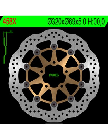 NG BRAKES Wave Floating Brake Disc