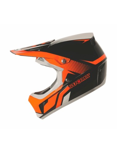 SUOMY Helmet Extreme Black/Orange/Grey