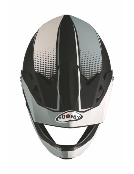 SUOMY Helmet Extreme Black/White/Grey Matt