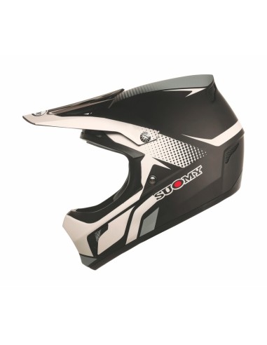 Casca SUOMY Extreme Negru/Alb/Gri Mat