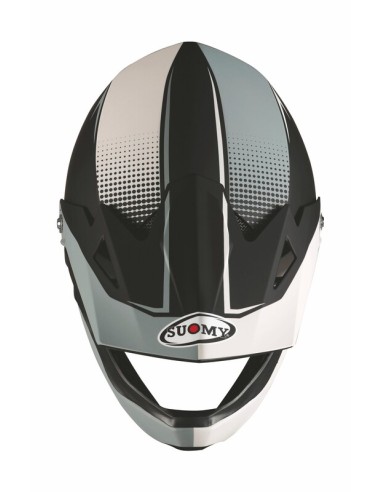 SUOMY Helmet Extreme Black/White/Grey Matt