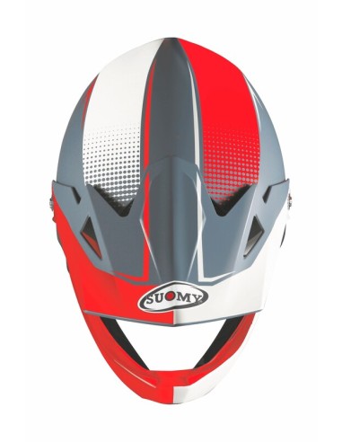 SUOMY Helmet Extreme Grey/Red/White