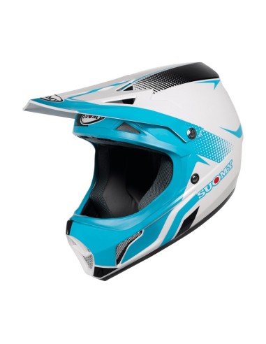 SUOMY Helmet Extreme White/Light Blue/Black