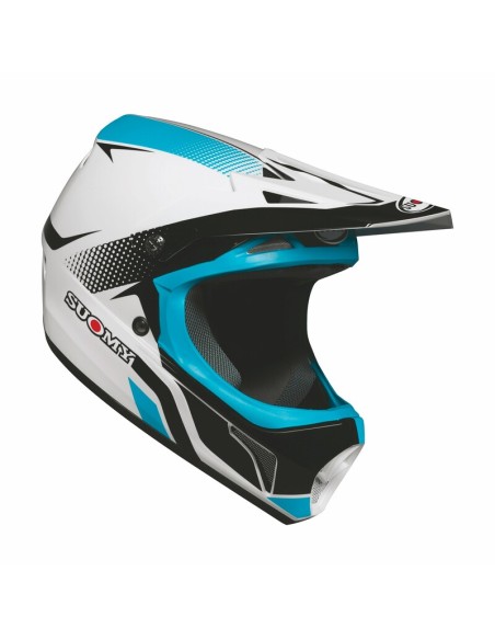 SUOMY Helmet Extreme White/Light Blue/Black