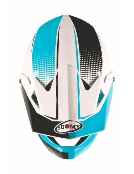 SUOMY Helmet Extreme White/Light Blue/Black