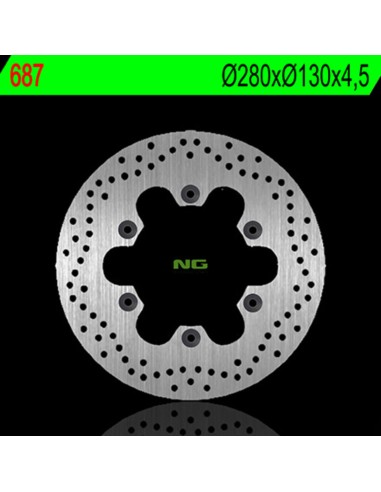 NG BRAKES Round Fixed Brake Disc