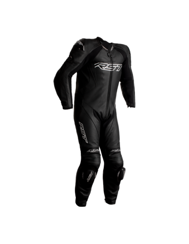 RST Tractech EVO 4 Youth CE Leather Suit - Black/Black Size XXS