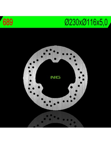 NG BRAKES Fix Brake Disc - 689