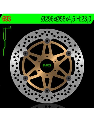 NG BRAKES Round Floating Brake Disc