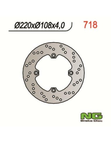 NG BRAKES Round Fixed Brake Disc