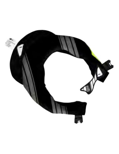 UFO Replacement Lining Bulldog Neck Brace  Black/Neon Yellow