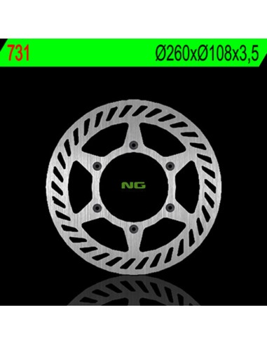 NG BRAKES Round Fixed Brake Disc