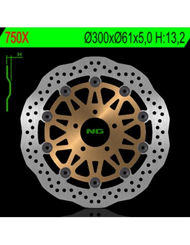 NG BRAKES Wave Floating Brake Disc