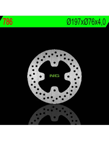 NG BRAKES Fix Brake Disc - 786